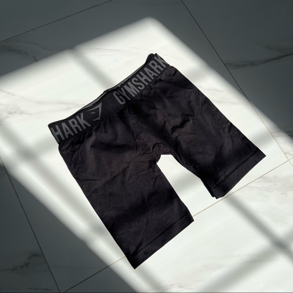 Gymshark Fit Cycling Shorts - Black/Black